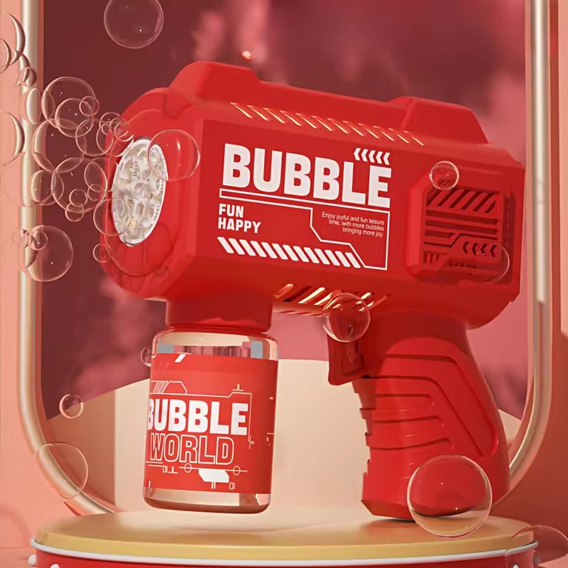 Bubble Gum Machine - Электрический пистолет для мыльных пузырей, автоматическая