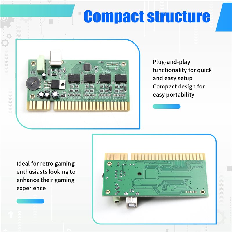 Новый аркадный автомат MAME, с – обзор и цена Usb Game Board Jamma