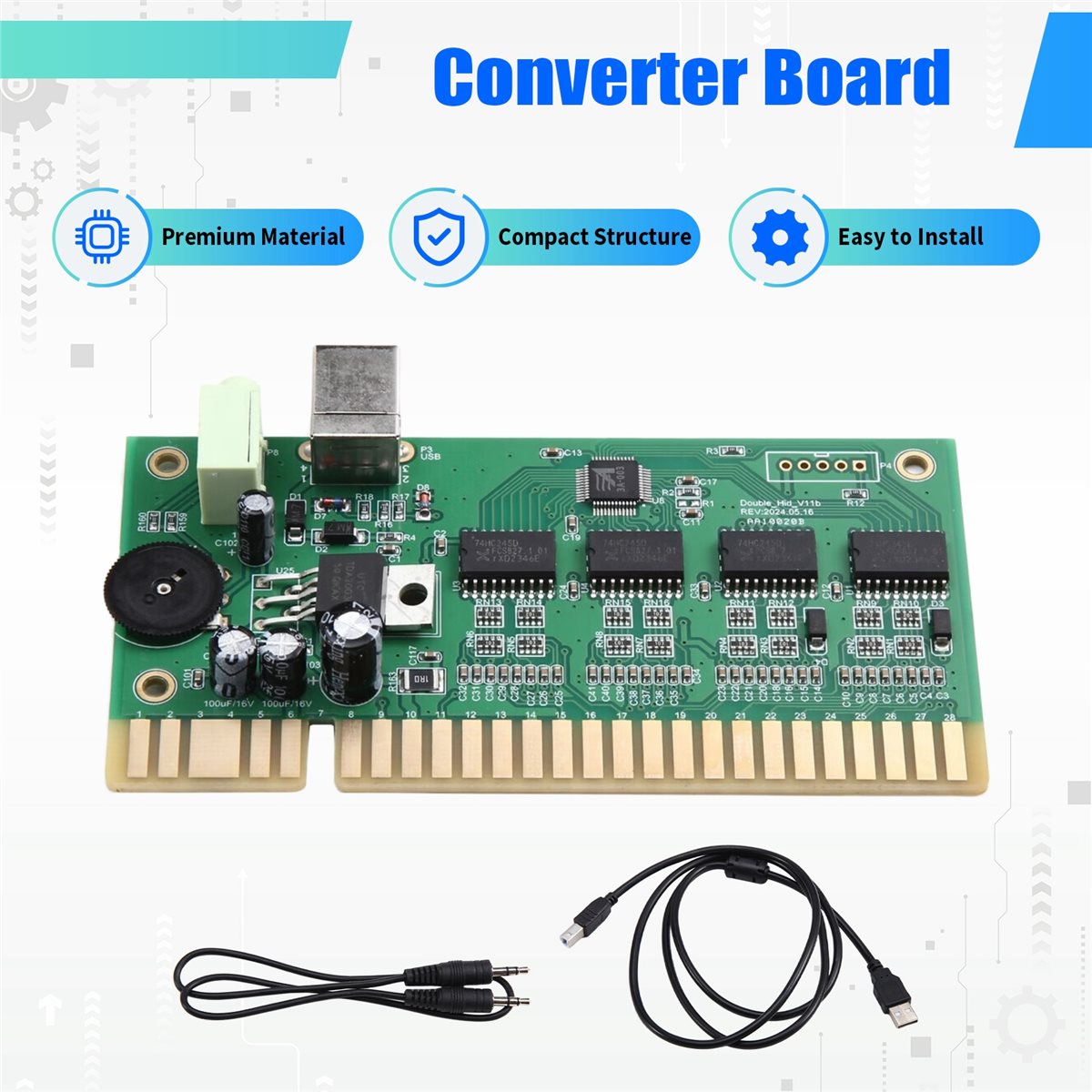 НОВИНКА! Конвертер MAME (ПК в  – обзор и цена Usb Game Board Jamma