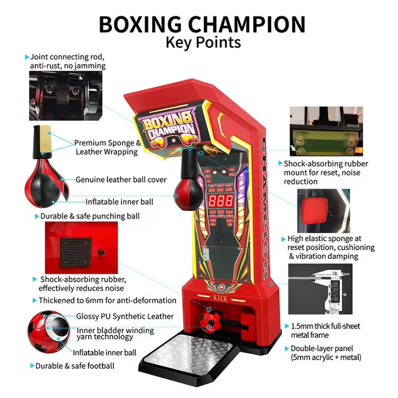 2-в-1 боксерский аркадный авто – обзор и цена Boxing Machine Arcade